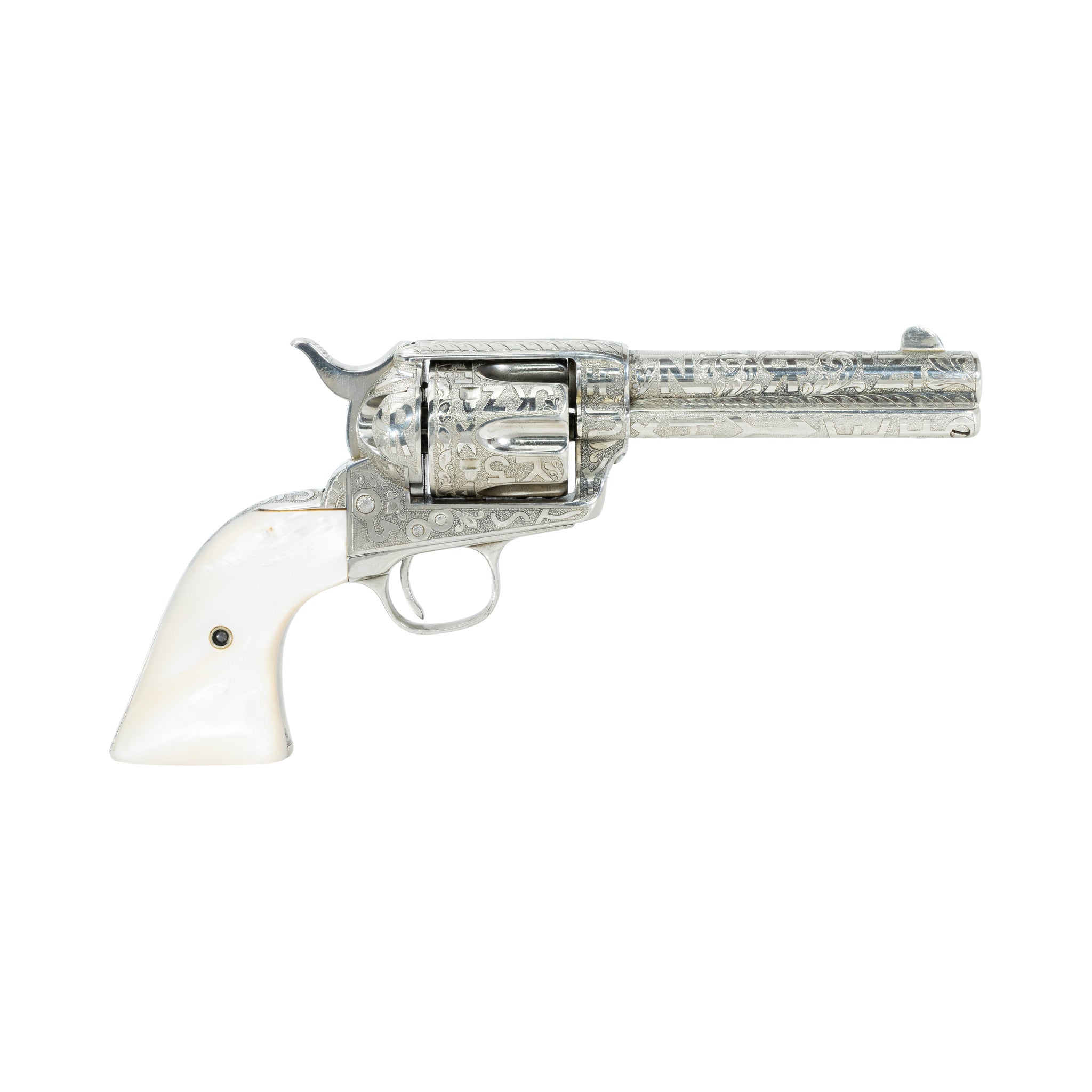Colt Single Action Army .45 Cattle Brand Engraved