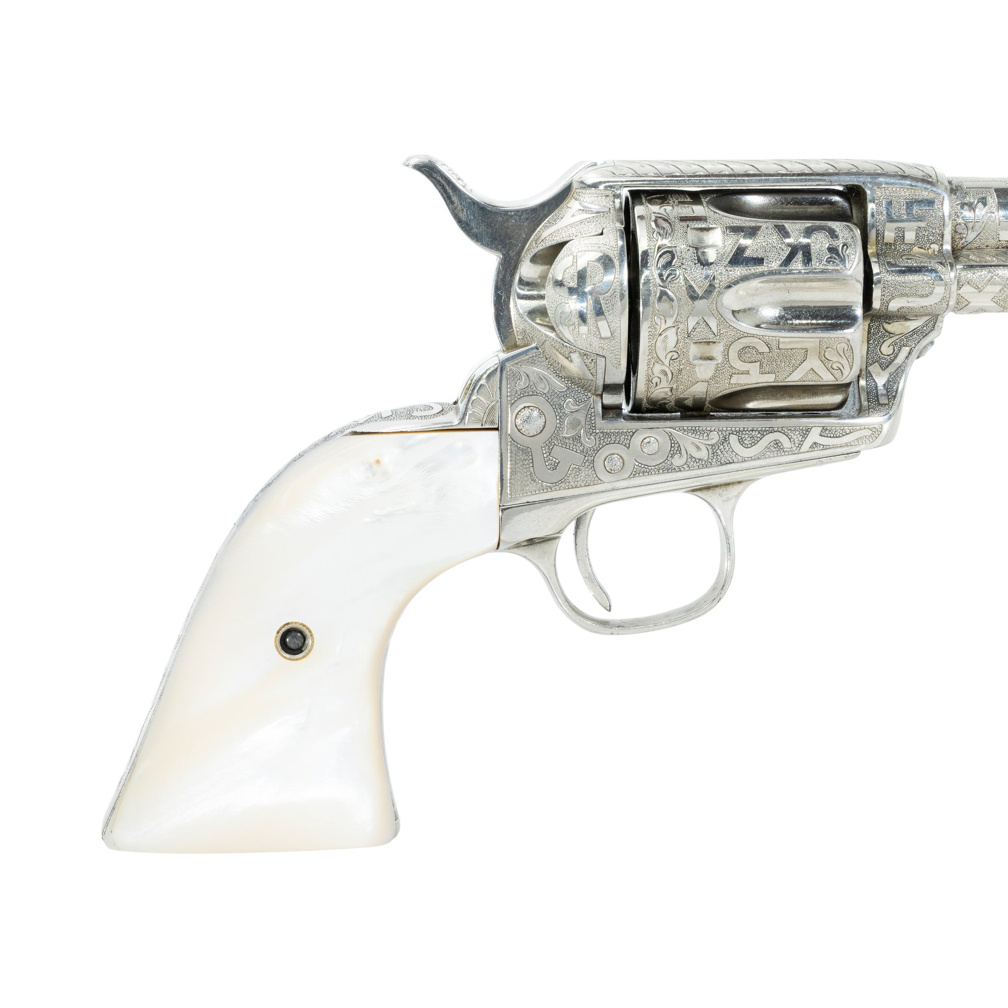 Colt Single Action Army .45 Cattle Brand Engraved