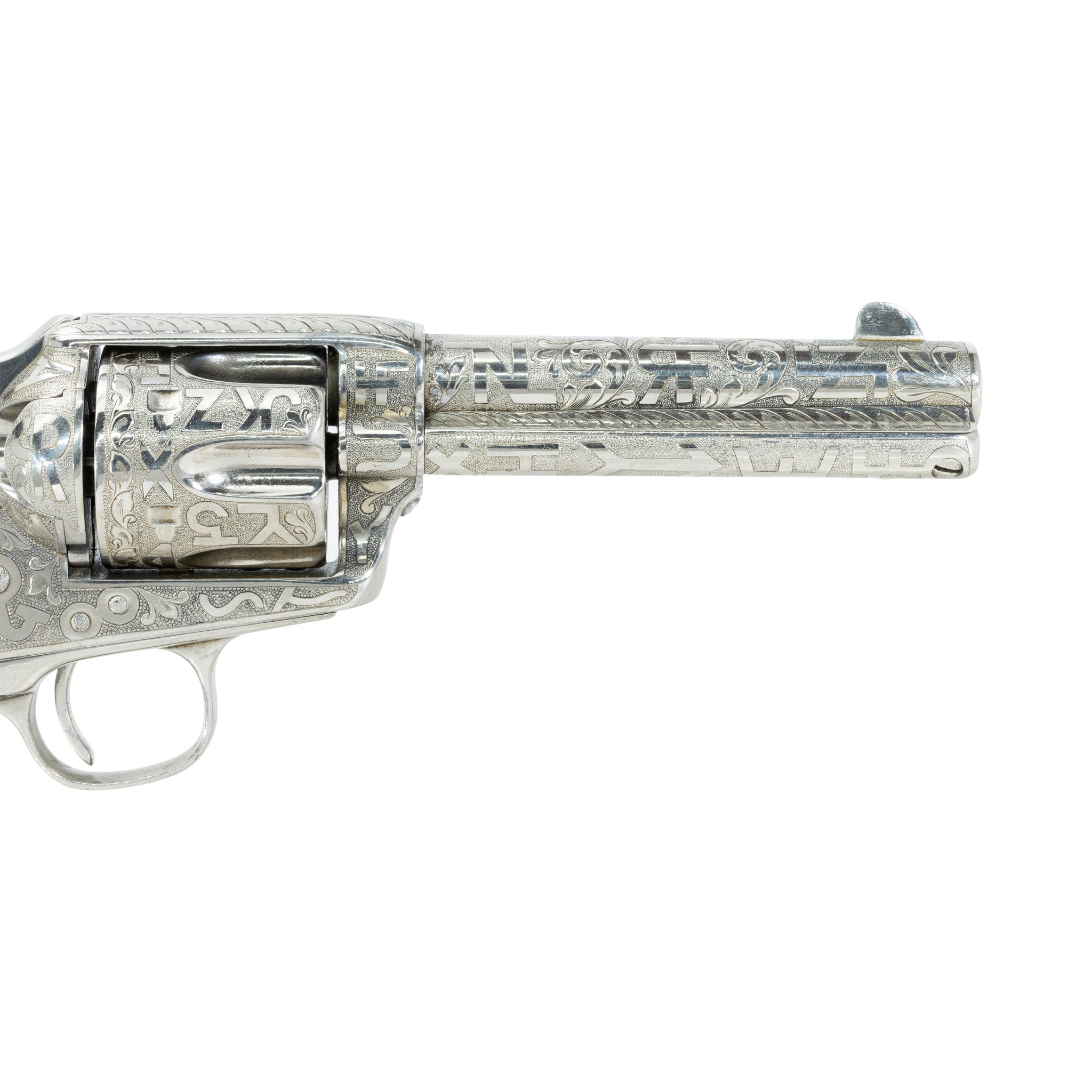 Colt Single Action Army .45 Cattle Brand Engraved