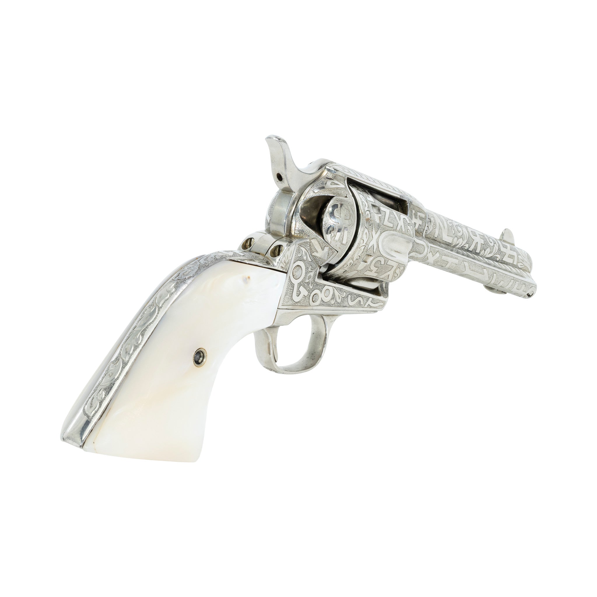 Colt Single Action Army .45 Cattle Brand Engraved