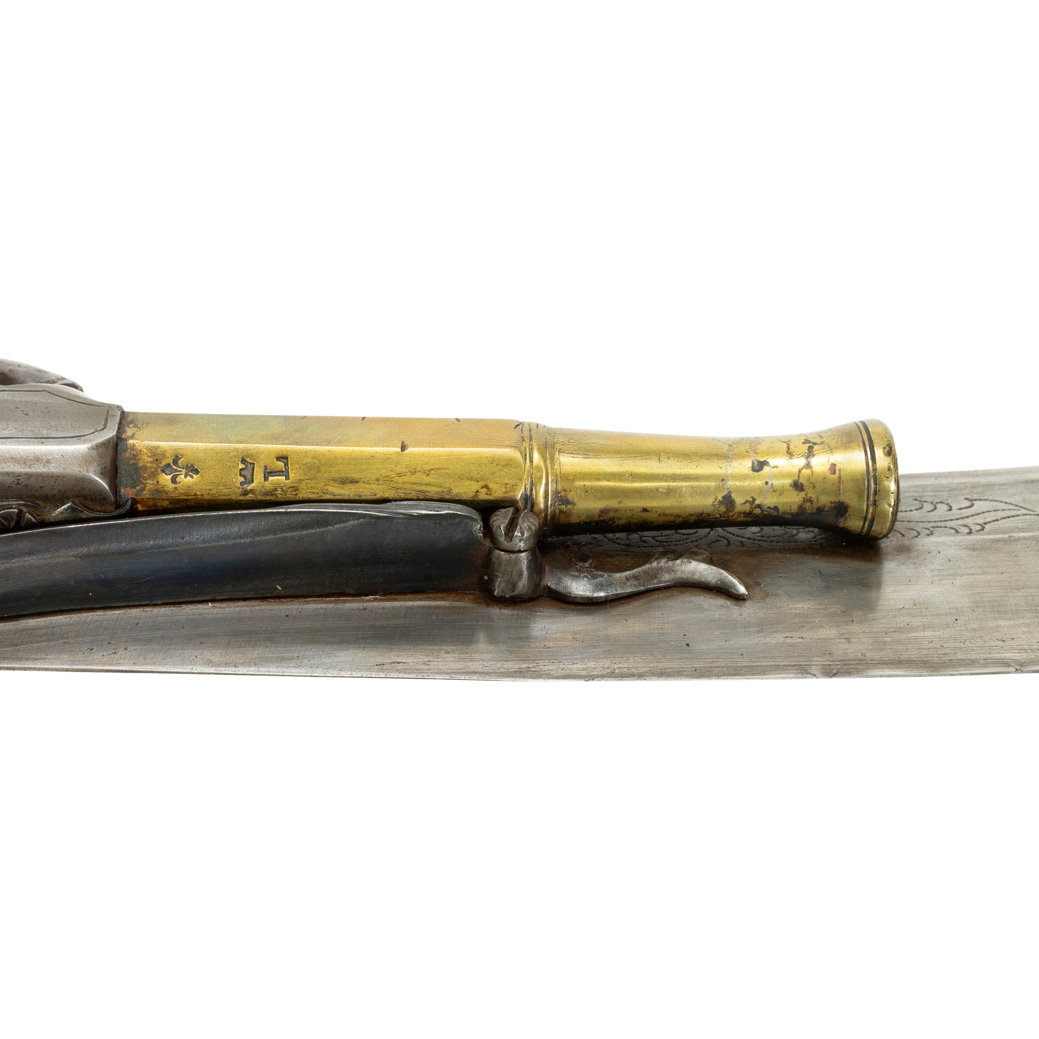 German Hirschfanger Percussion Pistol