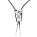 Navajo White Buffalo Turquoise Bolo, Jewelry, Bolo Necktie, Native