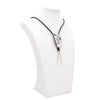 Navajo White Buffalo Turquoise Bolo