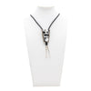 Navajo White Buffalo Turquoise Bolo
