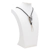 Navajo White Buffalo Turquoise Bolo