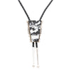 Navajo White Buffalo Turquoise Bolo, Jewelry, Bolo Necktie, Native