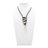 Navajo White Buffalo Turquoise Bolo