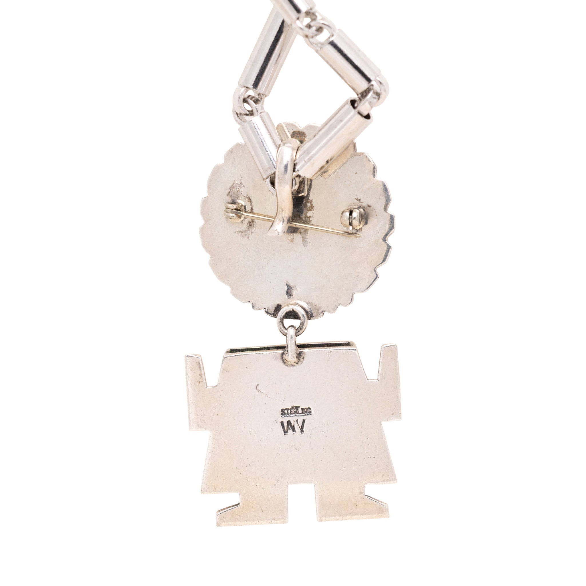 Navajo Kachina Inlay Necklace