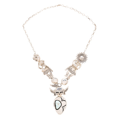 Navajo Sterling Kachina Necklace, Jewelry, Necklace, Native