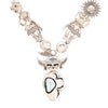 Navajo Sterling Kachina Necklace