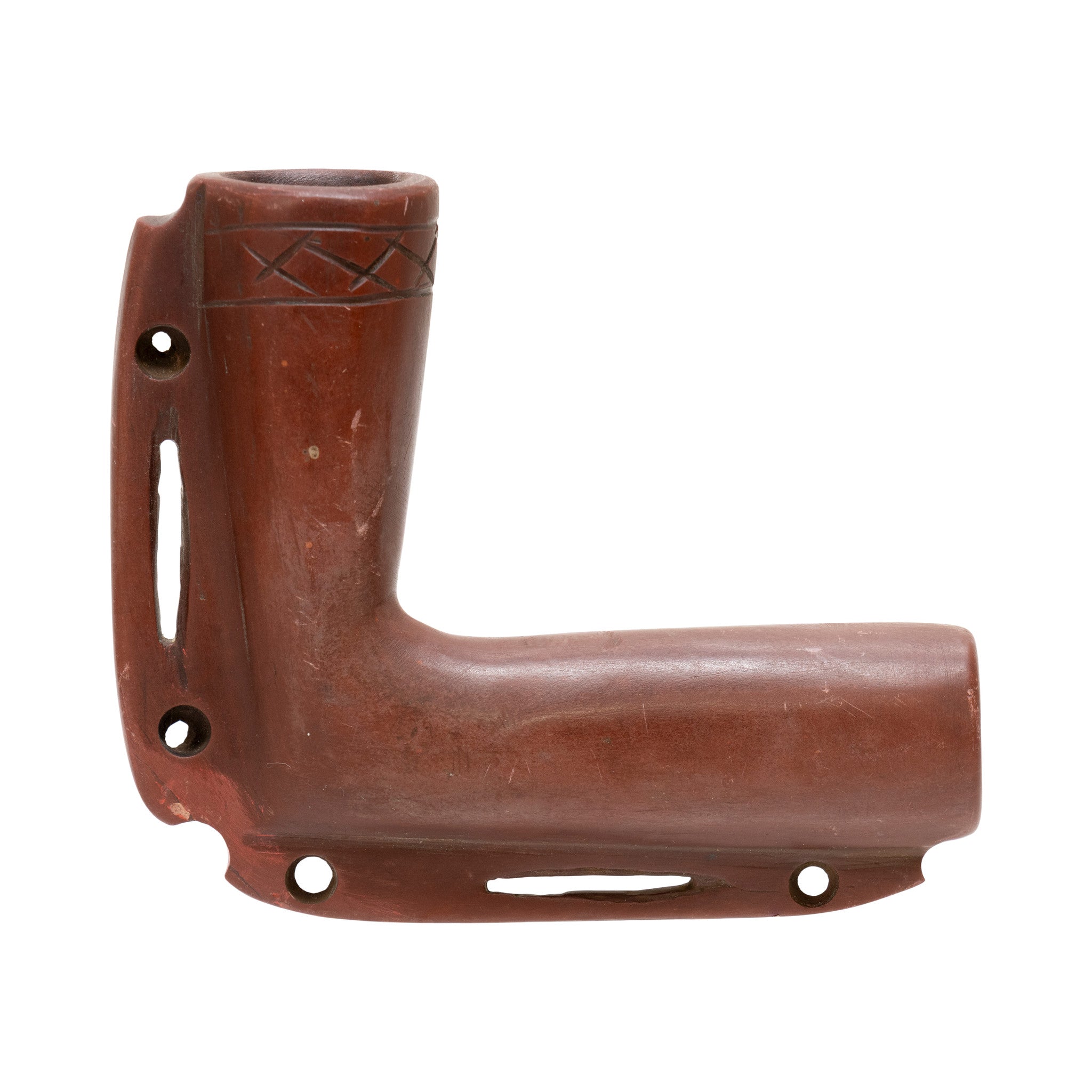 Sioux Catlinite Elbow Pipe
