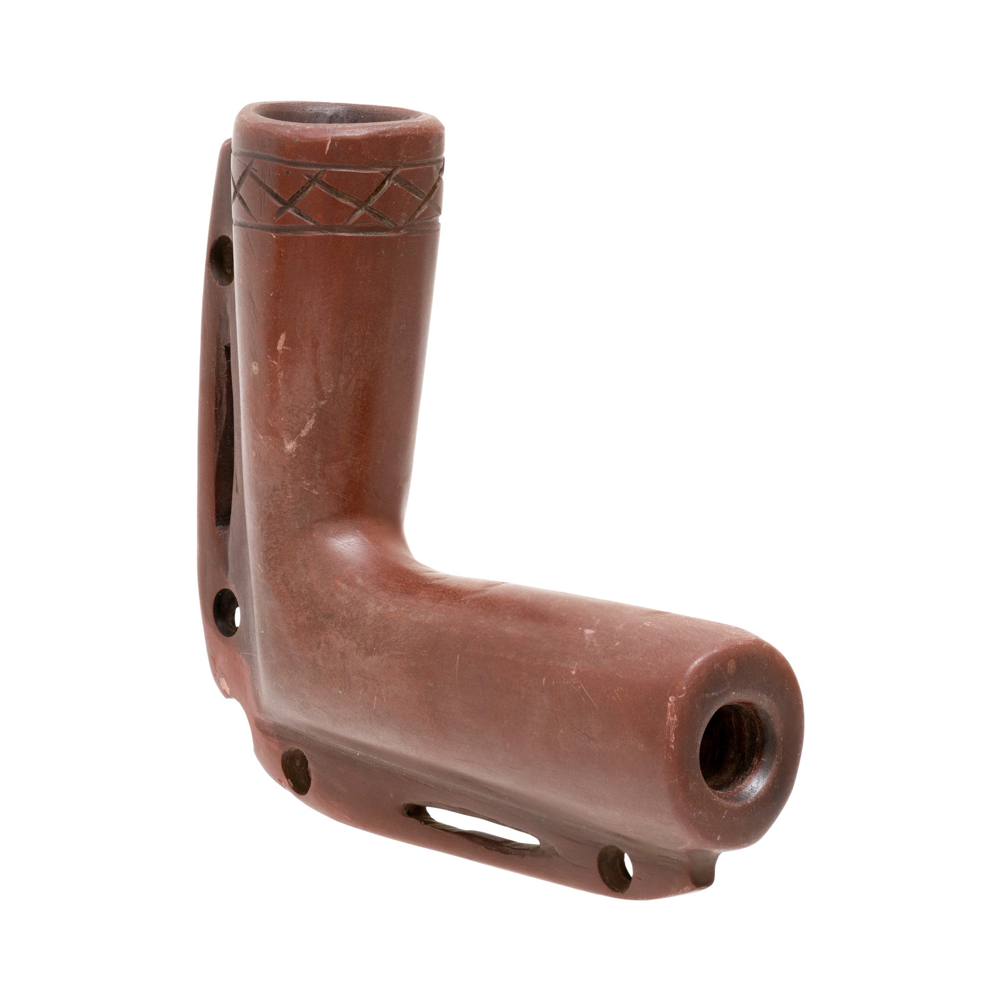 Sioux Catlinite Elbow Pipe