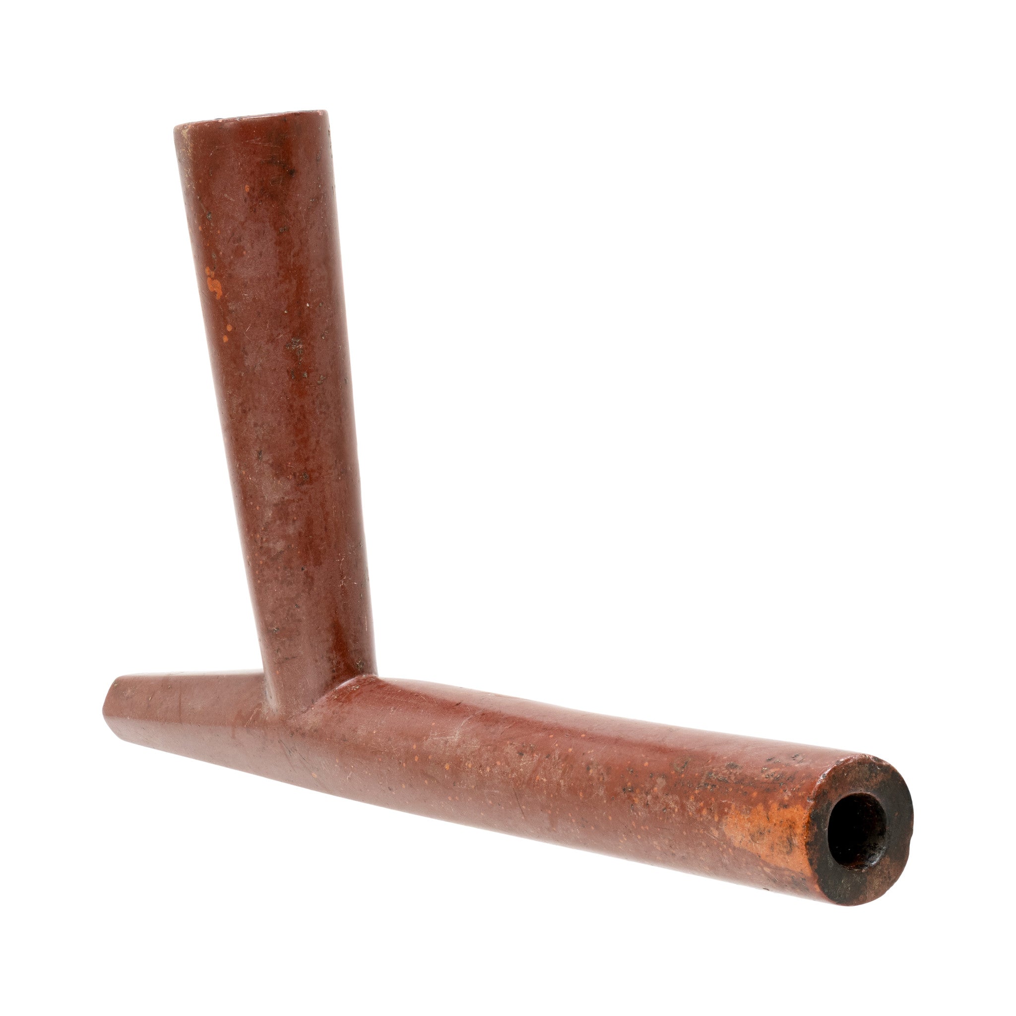 Large Sioux Catlinite T Pipe