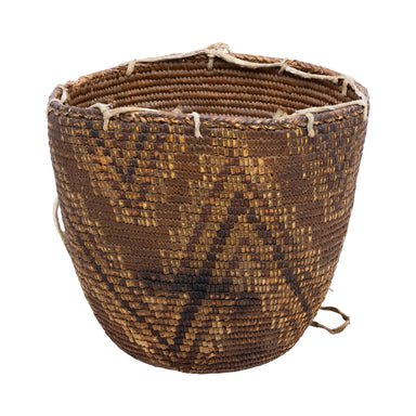 Kootenay/Cowlitz Berry Basket, Native, Basketry, Vertical