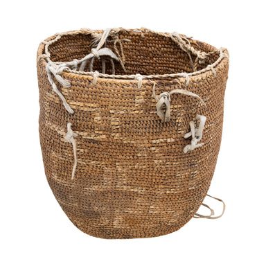Kootenay/Cowlitz Berry Basket, Native, Basketry, Vertical