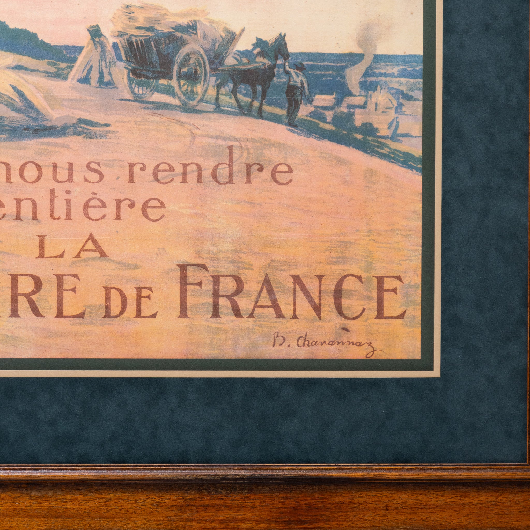 WWI French Bank Bond Lithograph Poster by Bernard Chavannaz