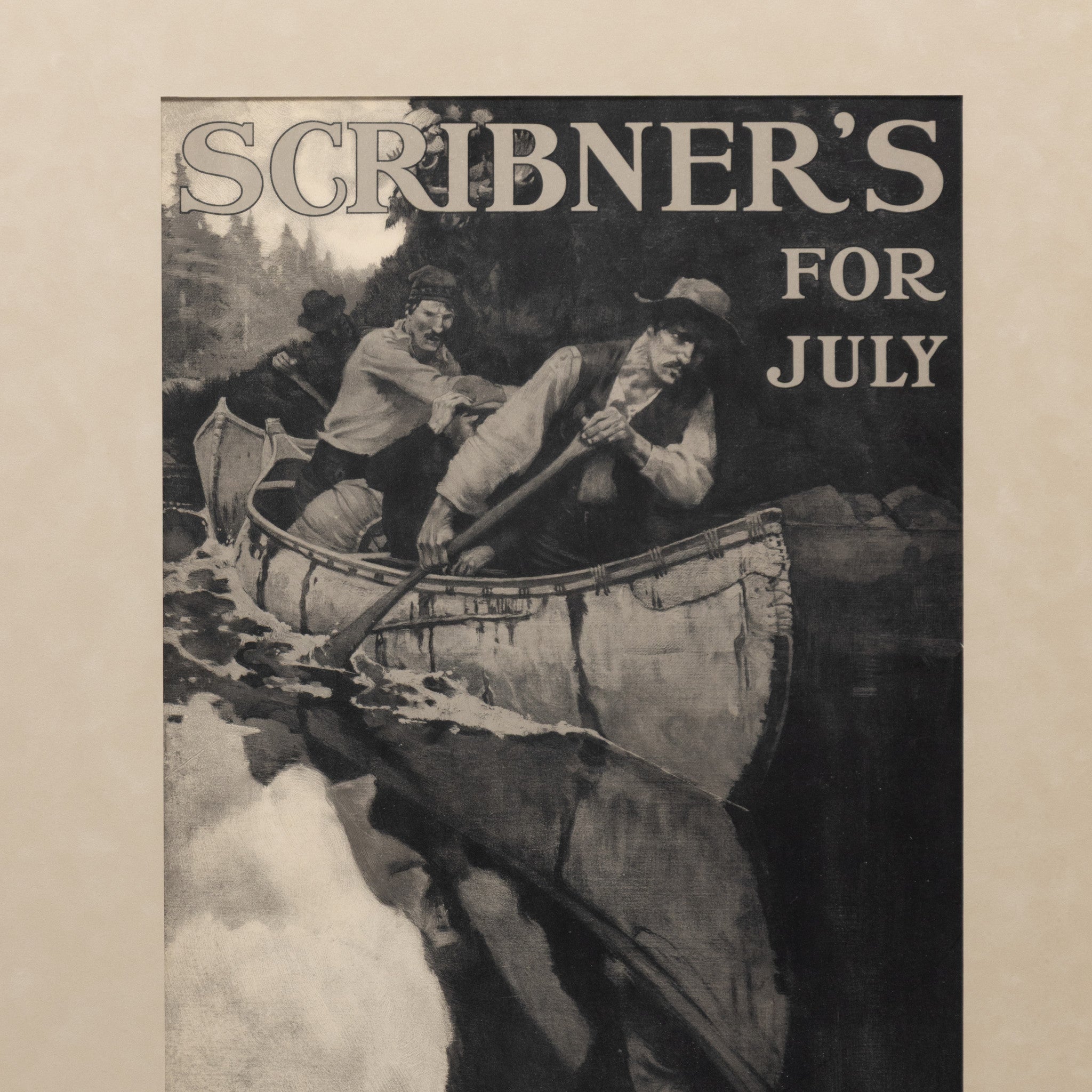 Scribner Magazine Promotional Print by Frank E. Schoonover
