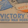 WWI Edward Penfield Victory Girls UWWC Lithograph