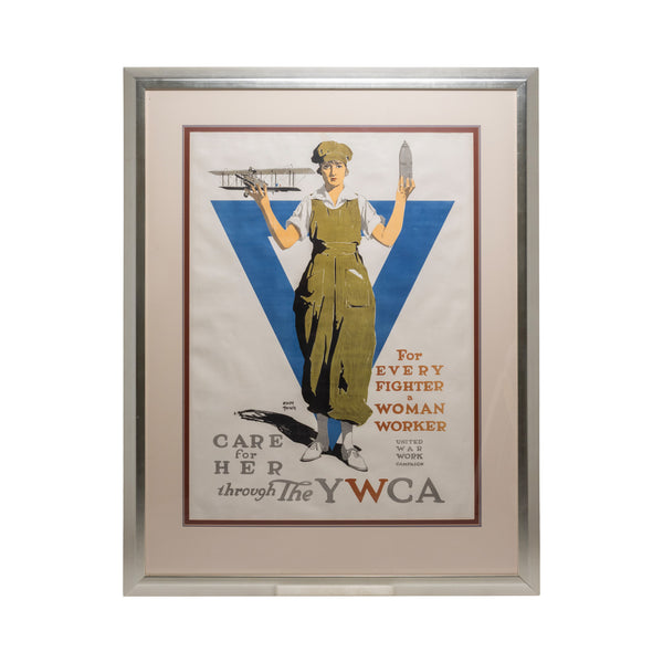 WWI Adolph Treidler YWCA Lithograph, Fine Art, Print, Other