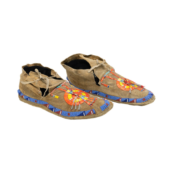 Sioux Moccasins, Native, Garment, Moccasins