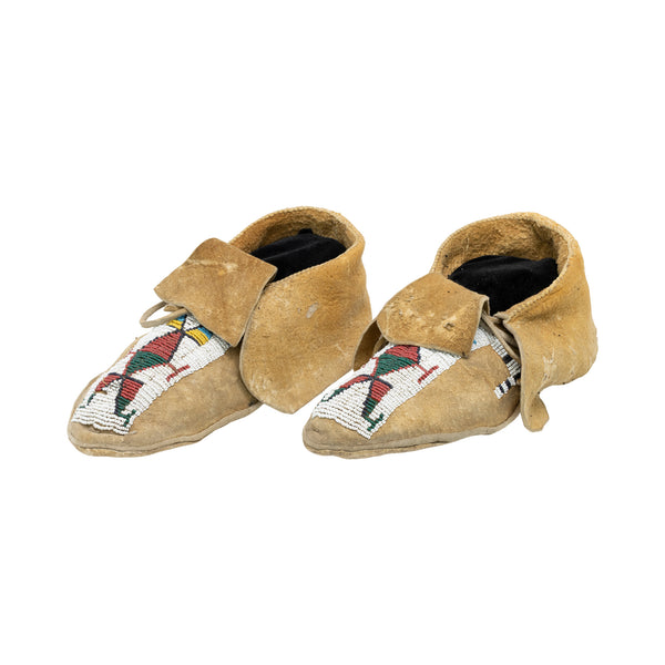 Arapaho Moccasins, Native, Garment, Moccasins