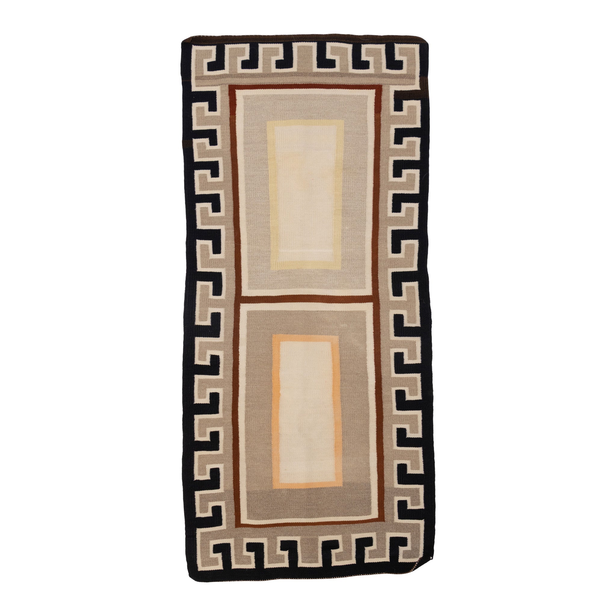 Navajo Crystal Saddle Blanket, Native, Weaving, Single Saddle Blanket