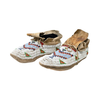 Sioux Moccasins, Native, Garment, Moccasins