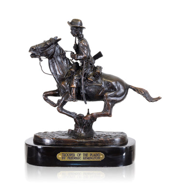 Trooper of the Plains by Frederic Remington, Fine Art, Bronze, Decorative