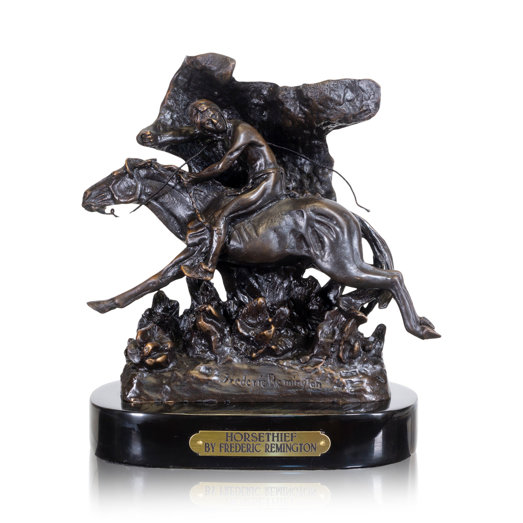 Horsethief by Frederic Remington, Fine Art, Bronze, Decorative