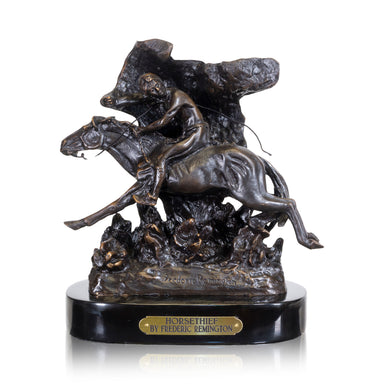 Horsethief by Frederic Remington, Fine Art, Bronze, Decorative