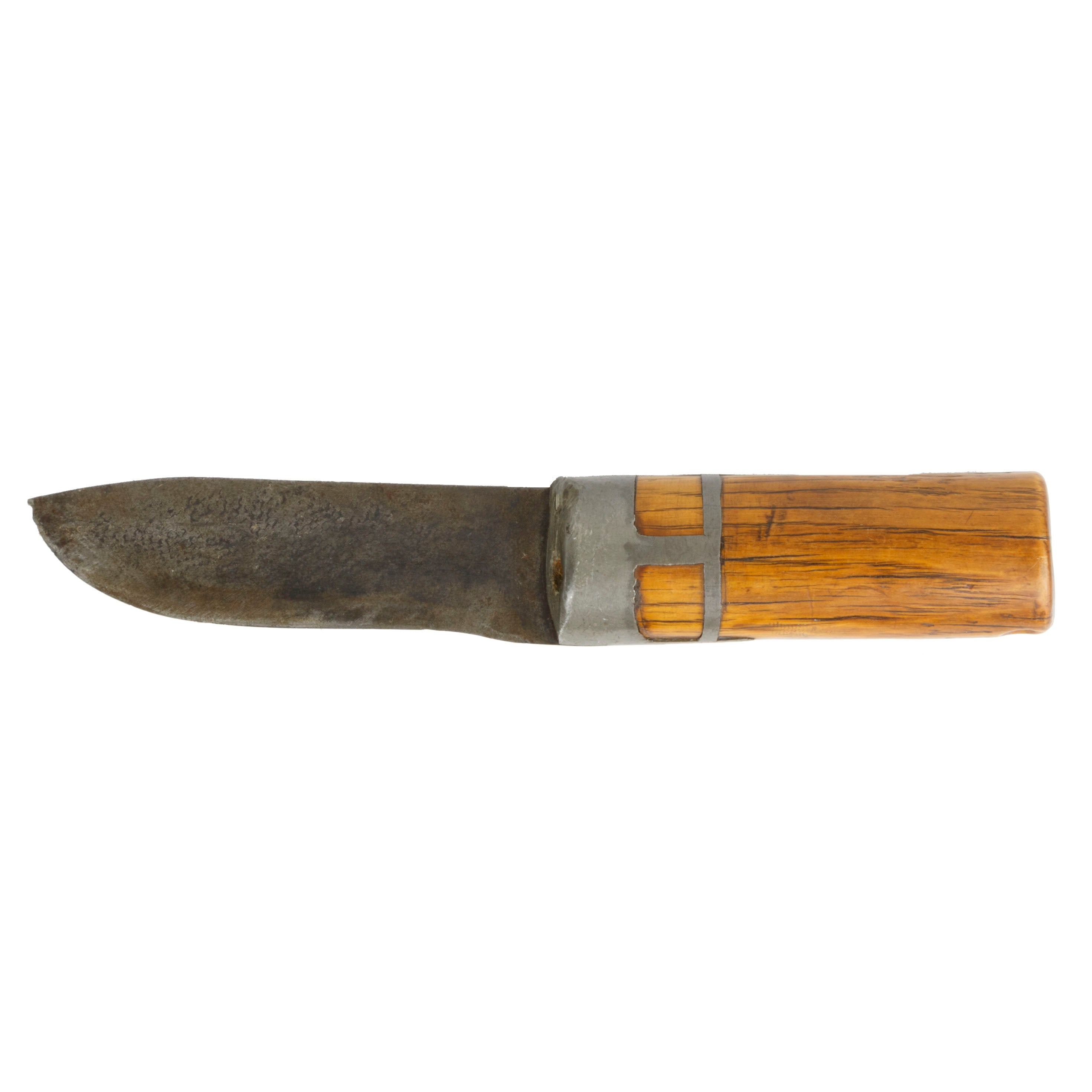 Frontier Knife Made from a Wagon Wheel