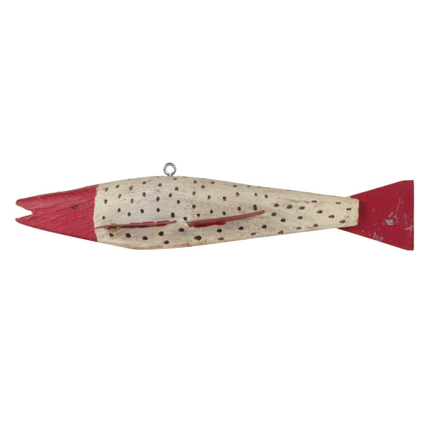 Red, White and Speckled Spear Fishing  Decoy, Sporting Goods, Fishing, Decoy