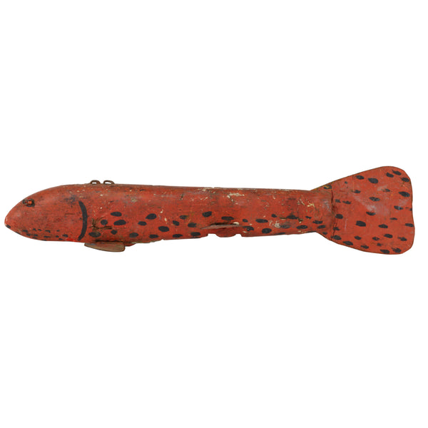 Speckled Stylized Spear Fishing  Decoy, Sporting Goods, Fishing, Decoy