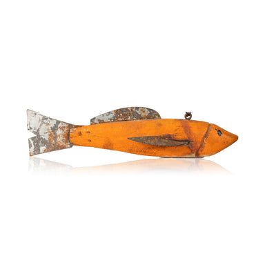 Old Orange Spear Fishing  Decoy, Sporting Goods, Fishing, Decoy