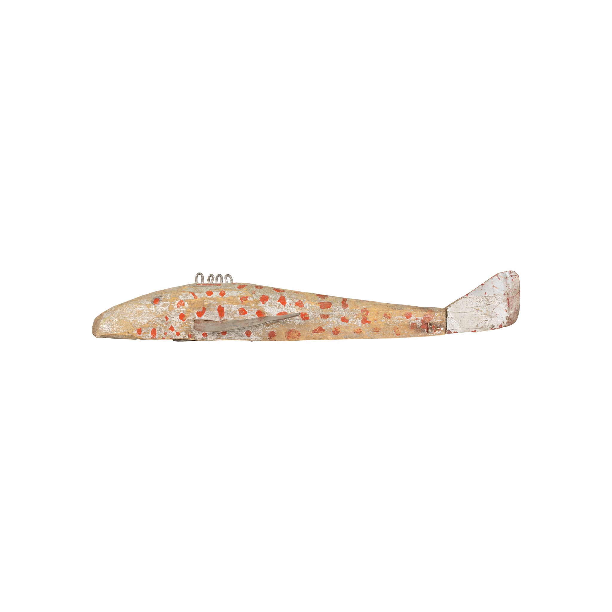 Spear Fishing  Decoy Silver with Red Spots