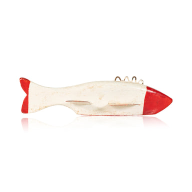 Red and White Spear Fishing  Decoy, Sporting Goods, Fishing, Decoy