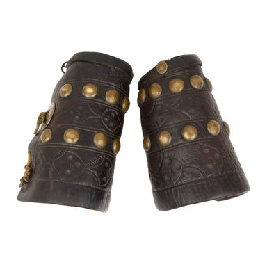 Tooled Leather Cowboy Cuffs, Western, Garment, Cuffs