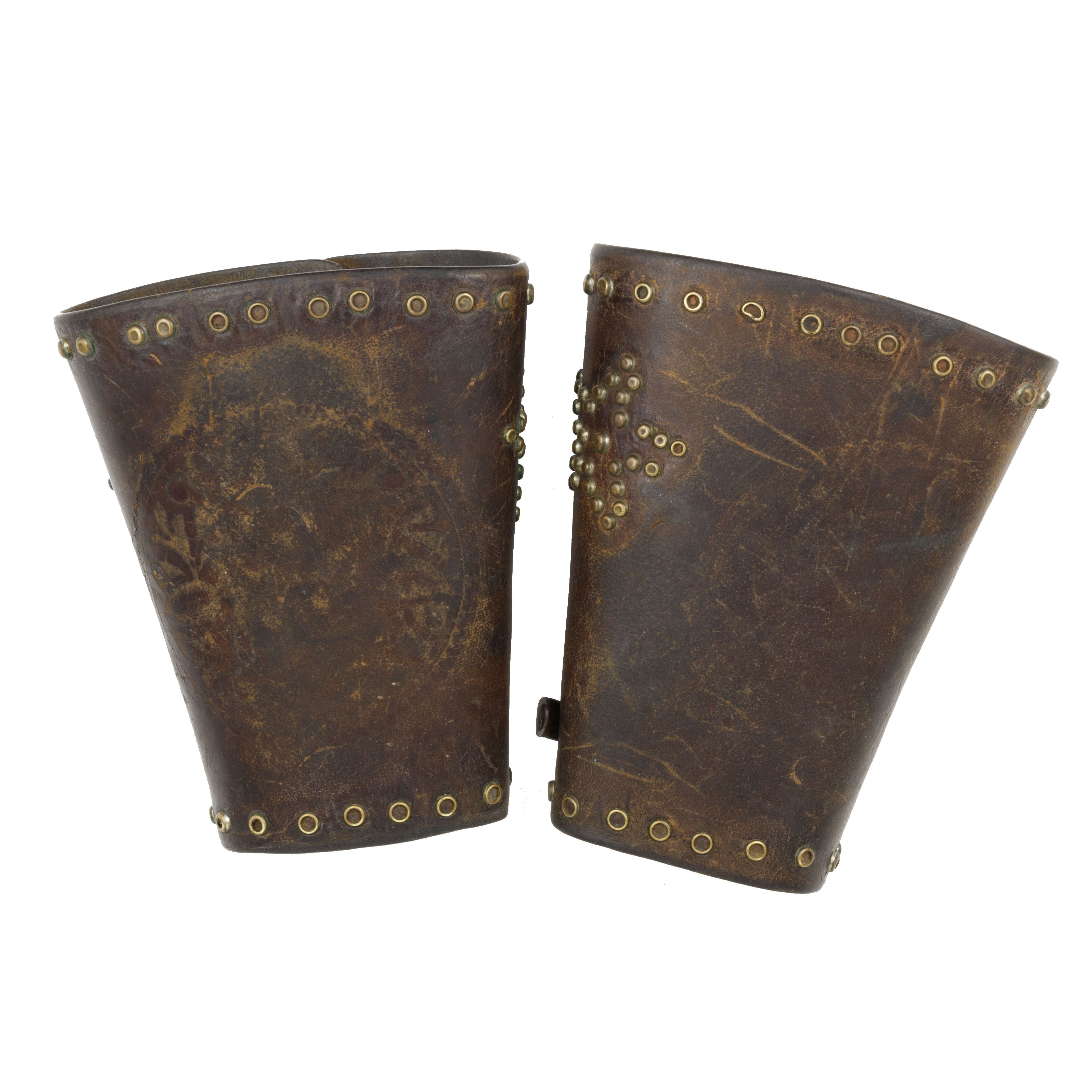 Brass Studded Cowboy Cuffs