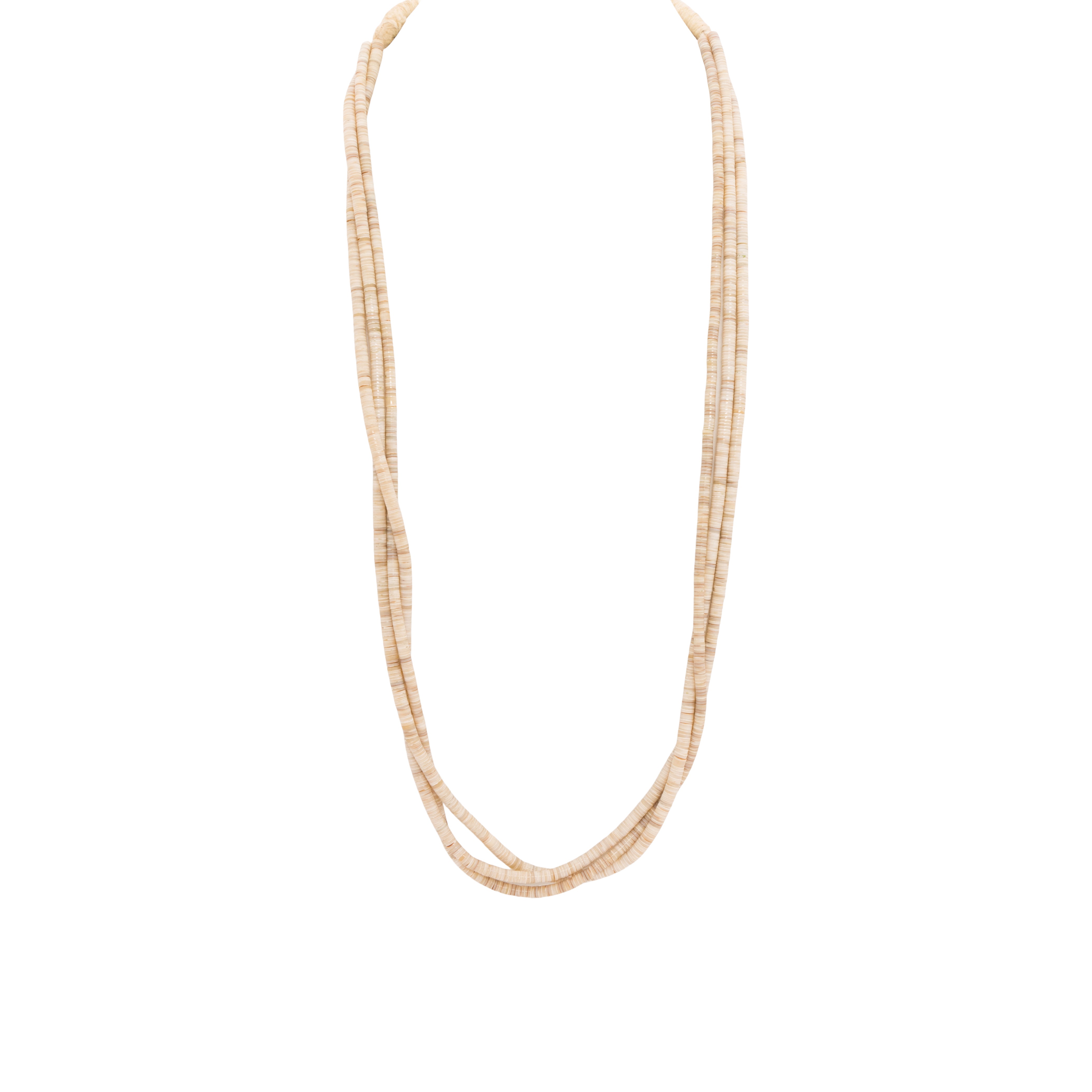 Three Strand Santo Domingo Heishi, Jewelry, Necklace, Native