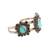 Morenci Turquoise Flower Bracelet