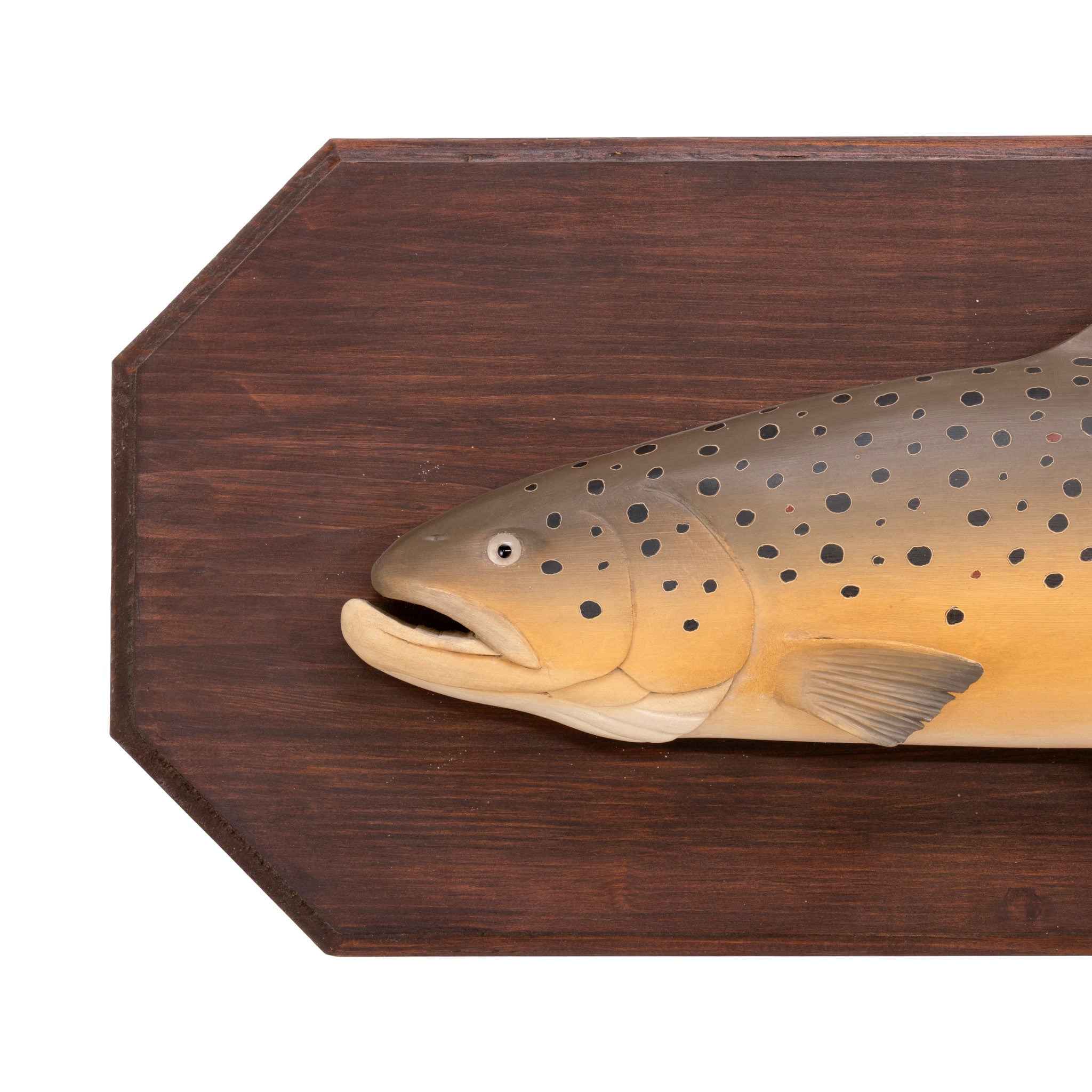 Carved Brown Trout