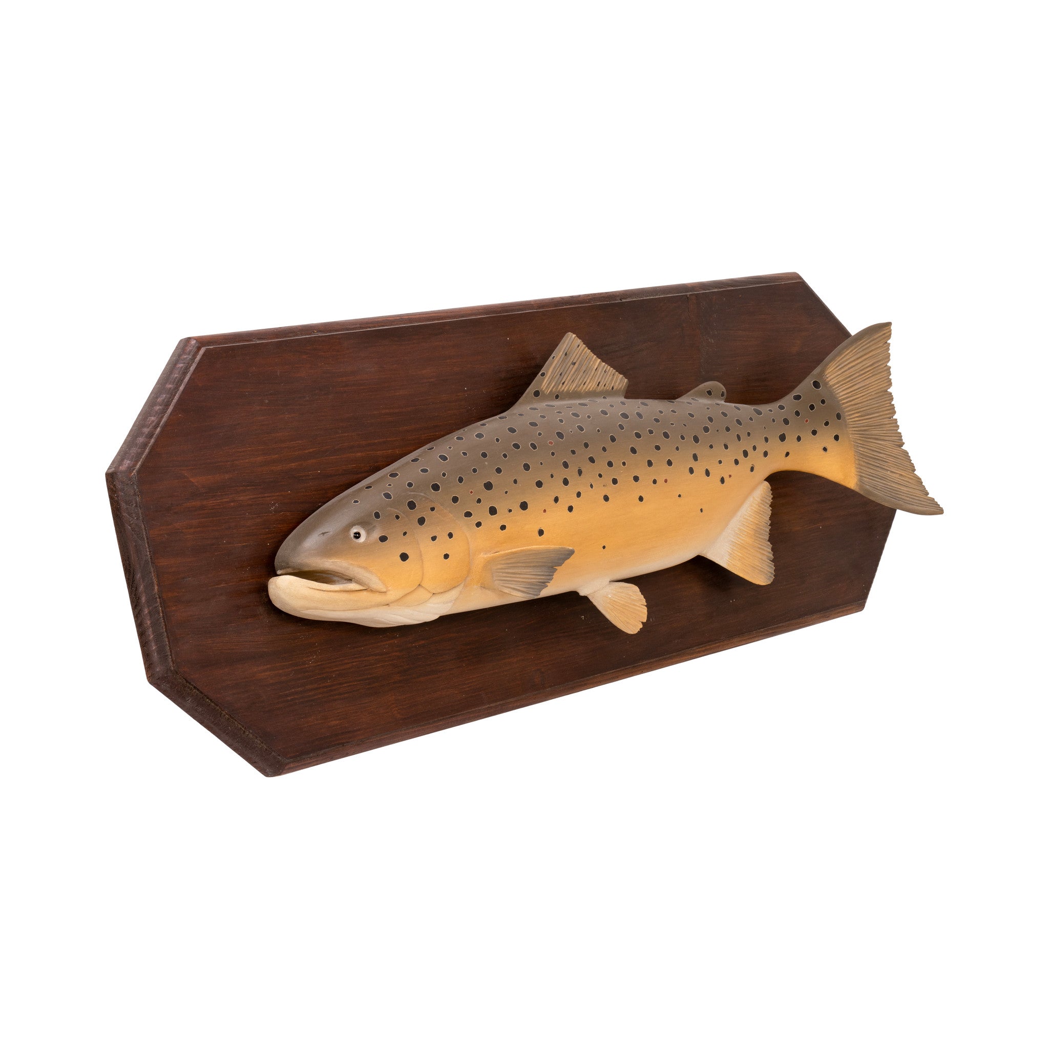 Carved Brown Trout