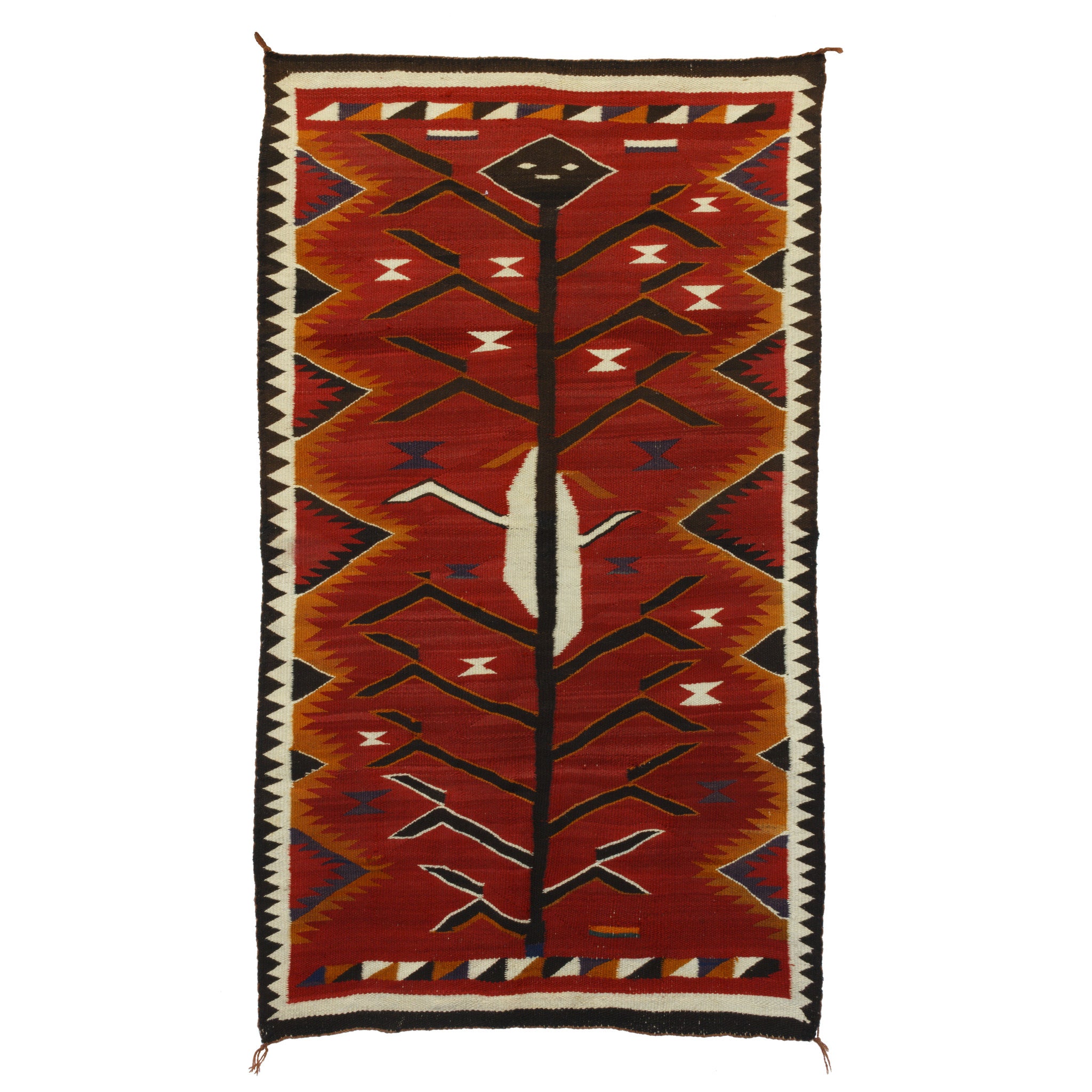 Red Mesa Pictorial Weaving, Native, Weaving, Wall Hanging