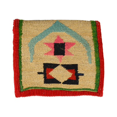 Nez Perce Corn Husk Belt Pouch, Native, Basketry, Corn Husk