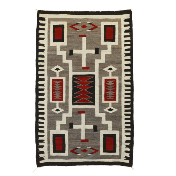 Navajo Storm, Native, Weaving, Floor Rug