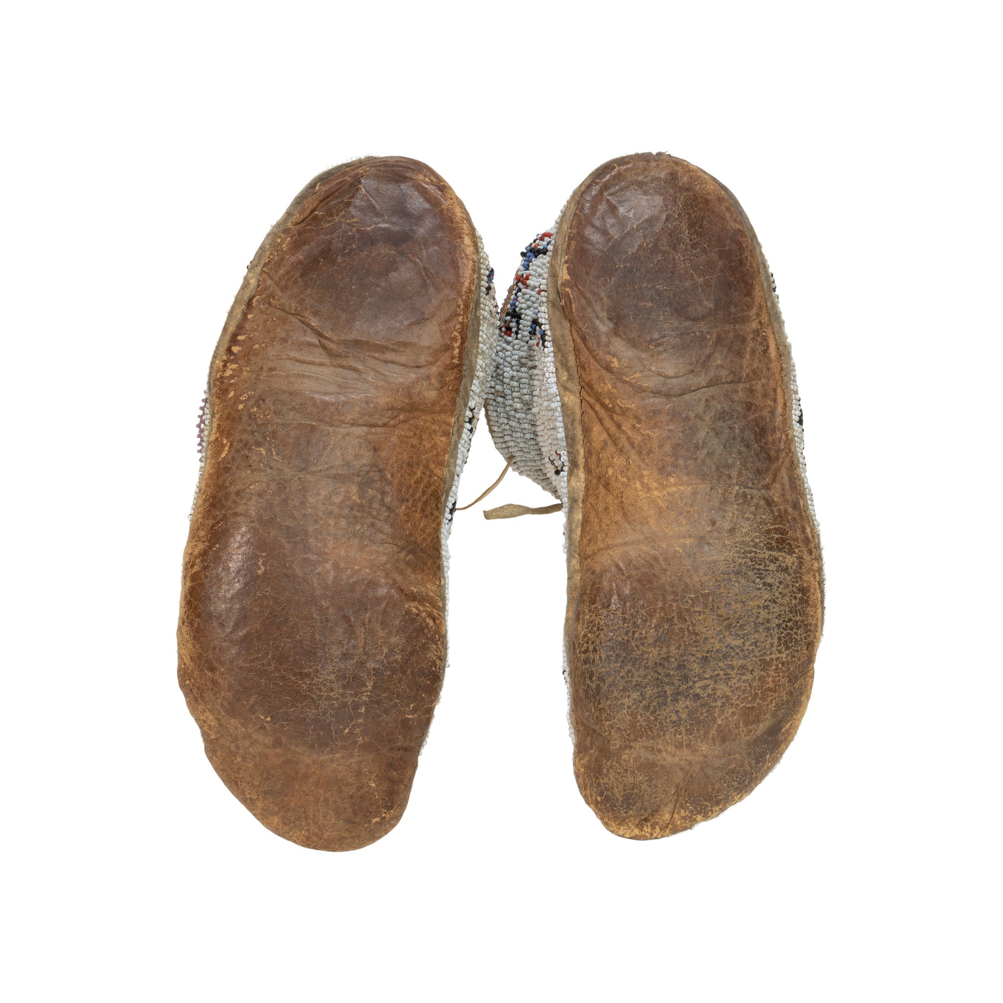 Fully Beaded Cheyenne Moccasins