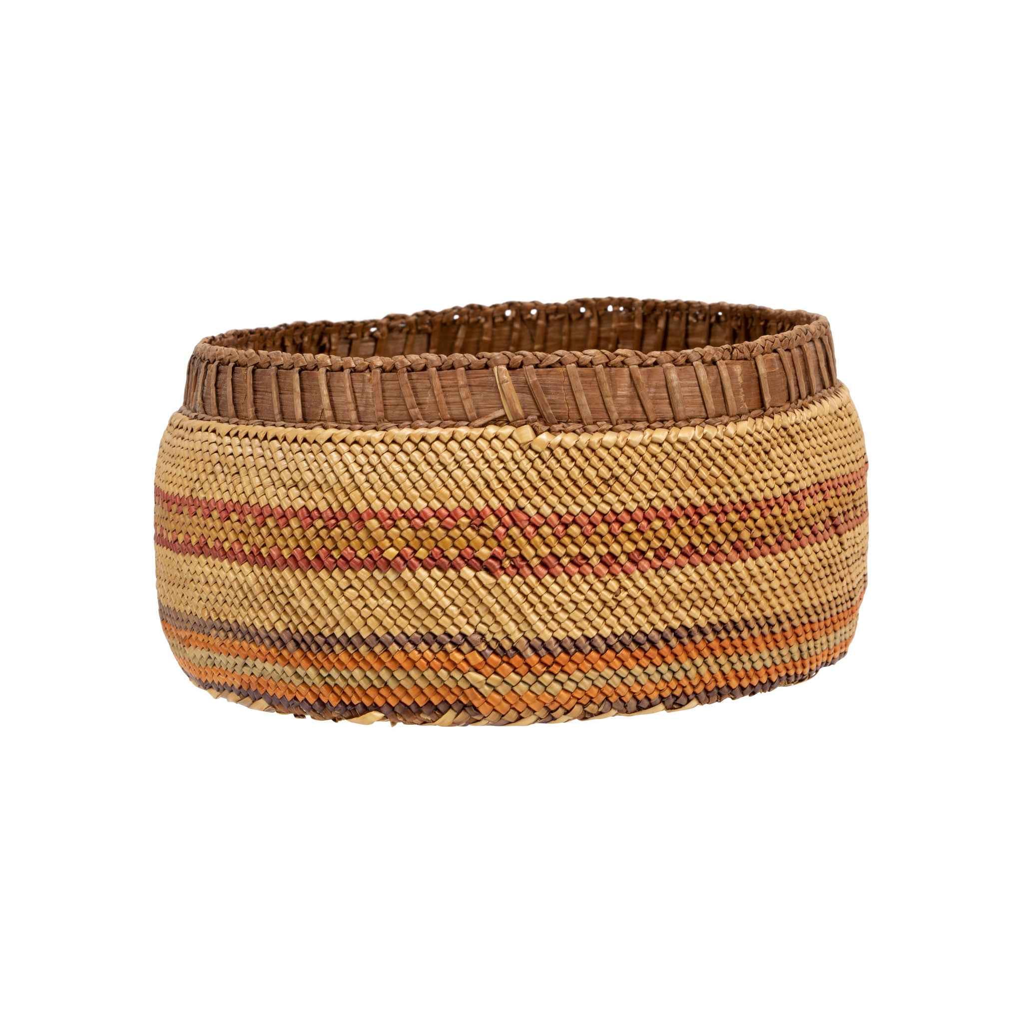 Lidded Makah Basket