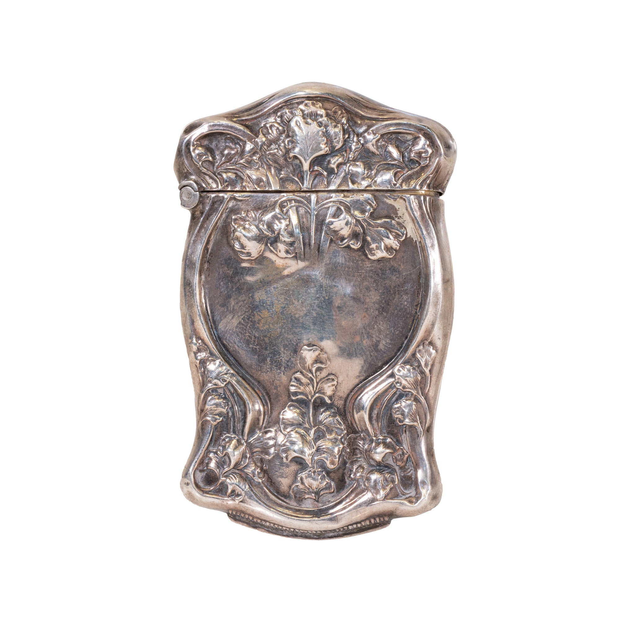 Collection of Six Art Nouveau Match Safes