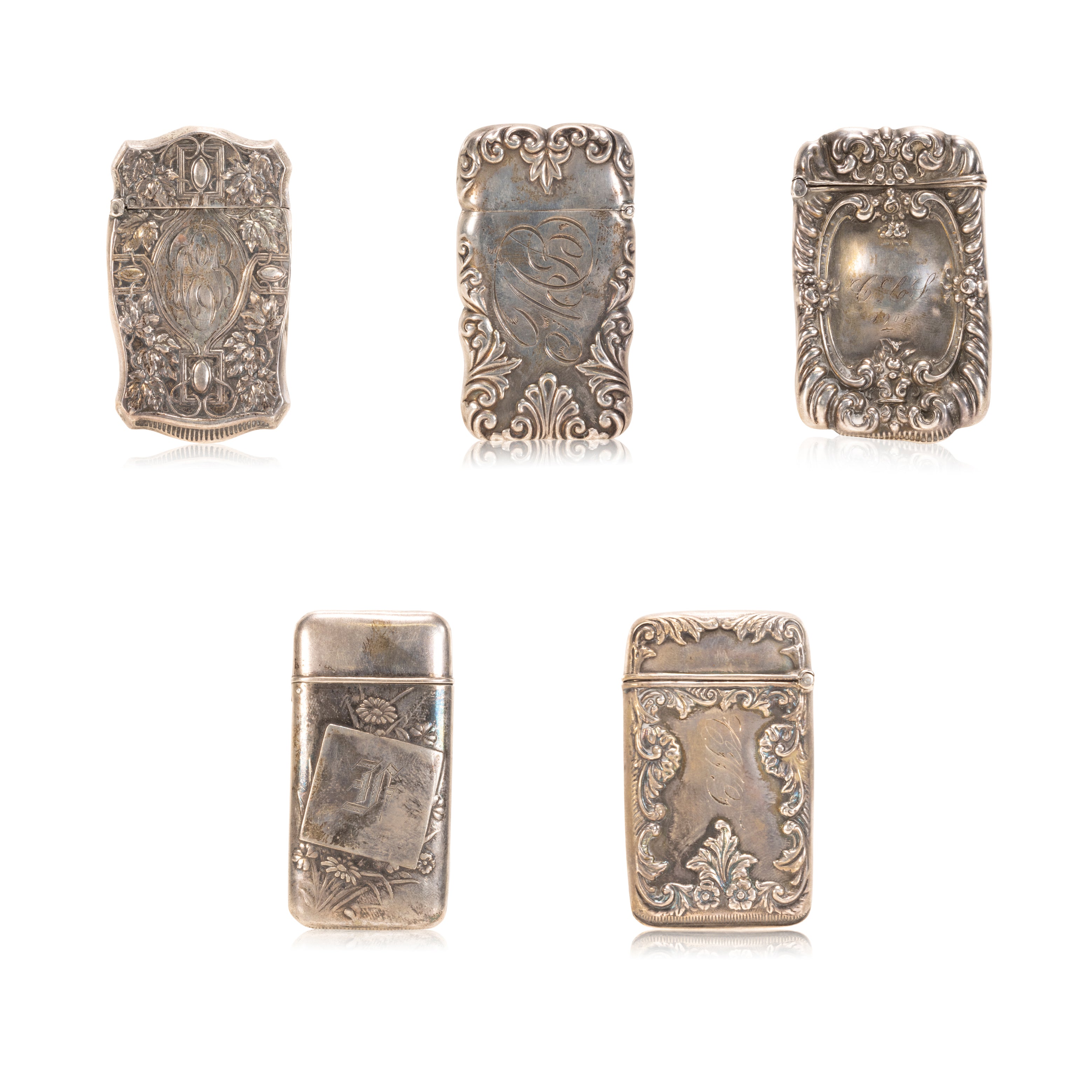 Sterling Match Safe Collection, Western, Tobacciana, Match Safe