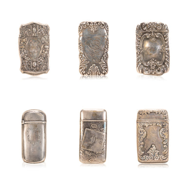 Sterling Match Safe Collection, Western, Tobacciana, Match Safe